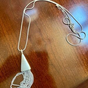 Elegant Silver Pendant Necklace